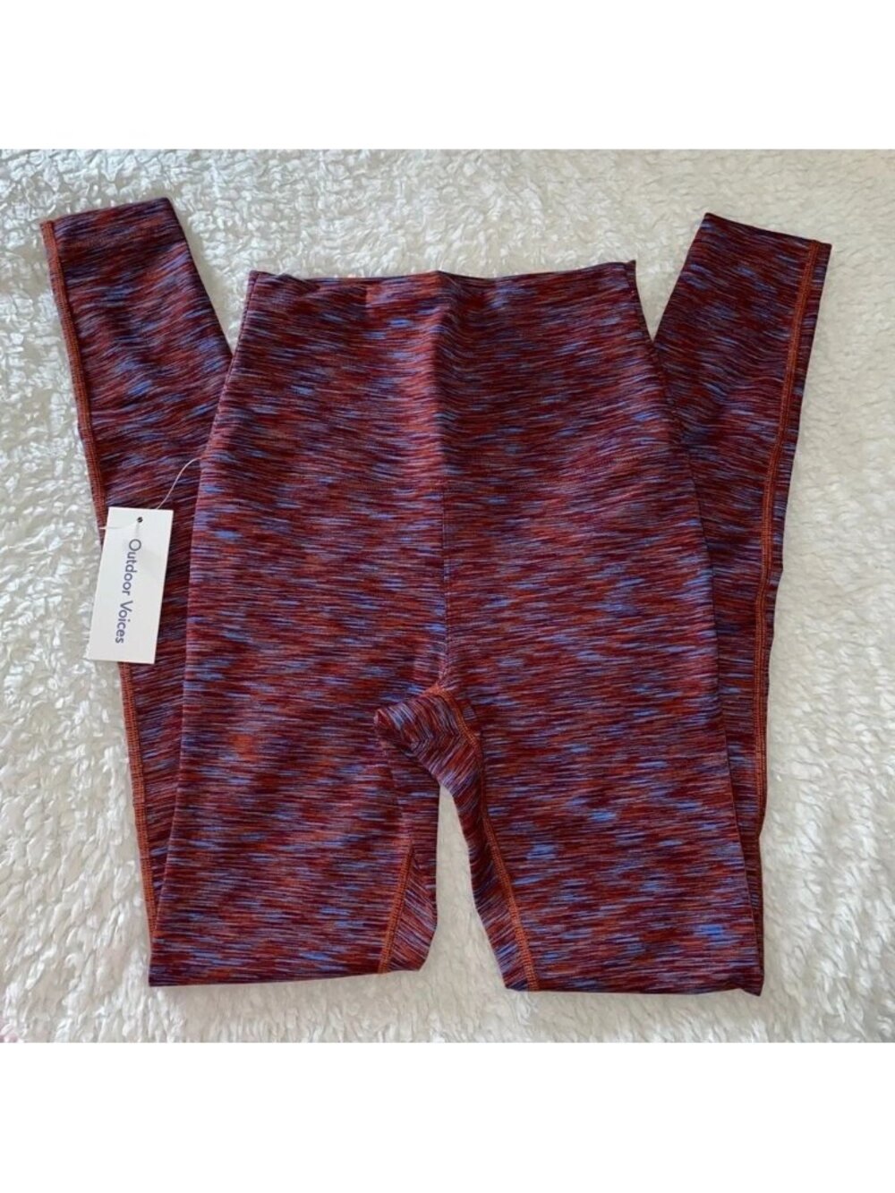Outdoor Voices Freeform Flow High Waisted 7/8 Legging Heatwave XXS NWT